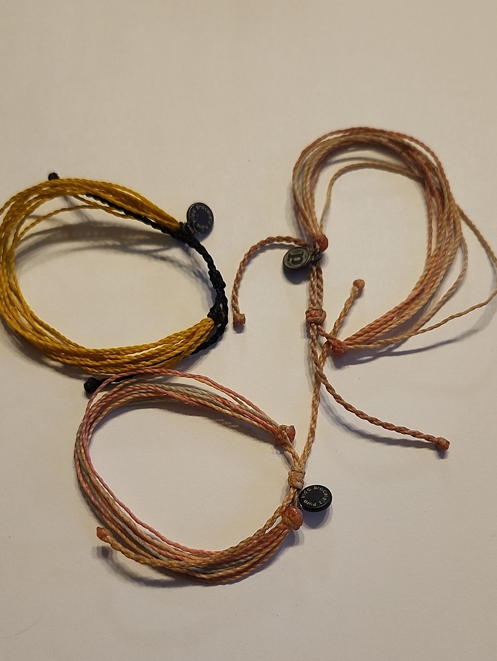 Pura Vida Adjustable Bracelets Lot Of 3